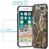 imoshion Coque Design iPhone 6 / 6s - Feuilles / Noir