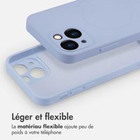 imoshion Coque Couleur avec MagSafe Apple iPhone 13 Mini - Lila