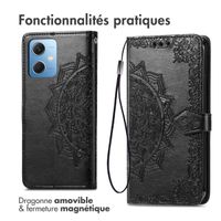 imoshion Etui de télephone Mandala Xiaomi Redmi Note 12 - Noir