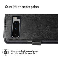 imoshion Étui de téléphone portefeuille Luxe Google Pixel 8 Pro - Noir