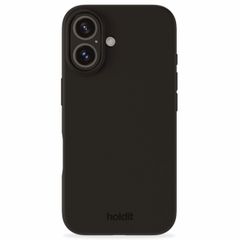 Holdit Coque Silicone Apple iPhone 16 - Noir
