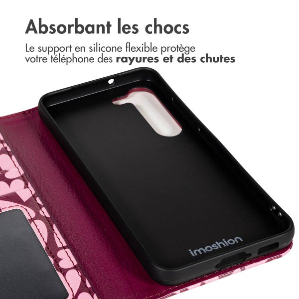 imoshion Étui de télephone portefeuille Design Samsung Galaxy S23 - Hearty Blush
