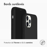 Accezz Coque Liquid Silicone avec MagSafe Apple iPhone 12 (Pro) - Noir