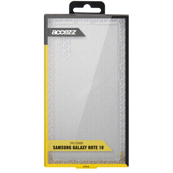 Accezz Coque Clear Samsung Galaxy Note 10 - Transparent