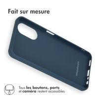 imoshion Coque Couleur Oppo A17 - Bleu foncé