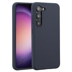 Accezz Coque Liquid Silicone Samsung Galaxy S23 - Bleu foncé