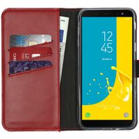 Selencia Étui de téléphone en cuir véritable Samsung Galaxy J6