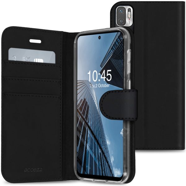 Accezz Étui de téléphone Wallet Xiaomi Redmi Note 10 (5G) - Noir