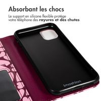 imoshion Étui de télephone portefeuille Design Apple iPhone 12 (Pro) - Hearty Blush