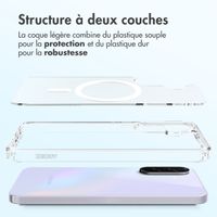 Accezz Coque arrière Xtreme Impact avec MagSafe Samsung Galaxy A36 - Transparent