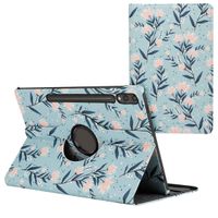 imoshion Coque tablette Design rotatif à 360° Samsung Galaxy Tab S10 Plus / Tab S9 FE Plus / Tab S9 Plus - Flowers