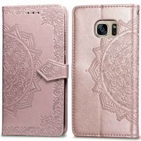imoshion Etui de télephone Mandala Samsung Galaxy S7 - Rose Doré