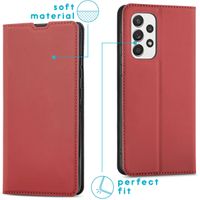 imoshion Étui de téléphone Slim Folio Samsung Galaxy A53 - Rouge