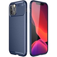 imoshion Coque silicone Carbon iPhone 12 (Pro) - Bleu