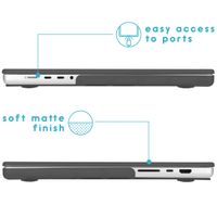 imoshion Coque Laptop Apple MacBook Pro 14 pouces (2021 / 2023 M3 chip / 2024 M4 chip) - A2442 / A2779 / A2918 / A3112 / A3185 / A3401 - Noir
