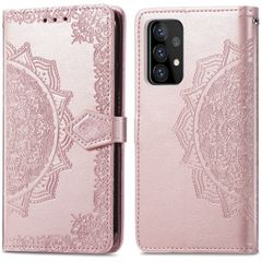 imoshion Etui de télephone Mandala Samsung Galaxy A52(s) (5G/4G) - Rose Doré