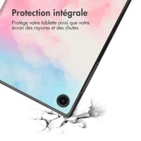 imoshion Coque tablette Design Trifold Samsung Galaxy Tab A8 - Sky