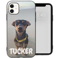 Concevez votre propre coque en gel Apple iPhone 11 - Noir