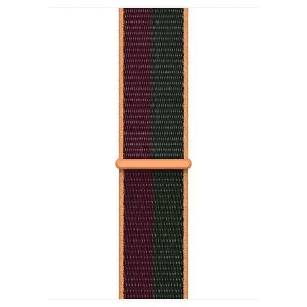 Apple Sport Loop bracelet Apple Watch Series 1 á 10 / SE / Ultra (2) (44/45/46/49 mm) - Dark Cherry/Forest Green