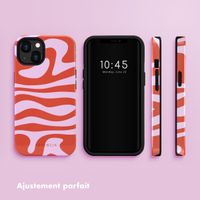 Selencia Coque arrière Vivid Tough iPhone 13 - Dream Swirl Pink