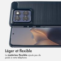 imoshion Coque Brushed Motorola Edge 60 Fusion - Bleu foncé