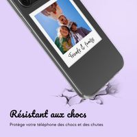 Coque avec votre propre photo et/ou texte Apple iPhone 12 (Pro) - Polaroid