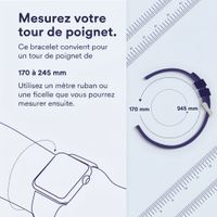 Apple Bracelet Sport Loop Apple Watch | 44/45/46/49 mm - Taille XL - Midnight Black