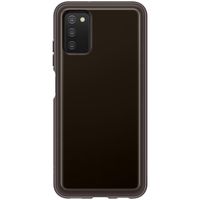 Samsung Original Coque Silicone Clear Galaxy A03s - Noir