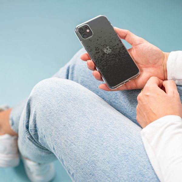 imoshion Coque Design Apple iPhone Xr - Splatter Black