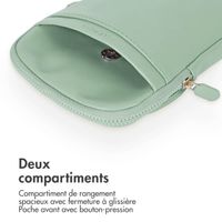 Selencia Sac téléphone Sports - Menthe verte