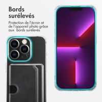 imoshion Coque silicone avec porte-cartes Apple iPhone 13 Pro - Transparent