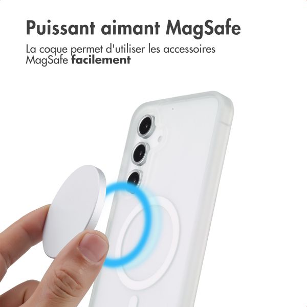 imoshion Coque Color Guard avec MagSafe Samsung Galaxy S24 FE - Blanc