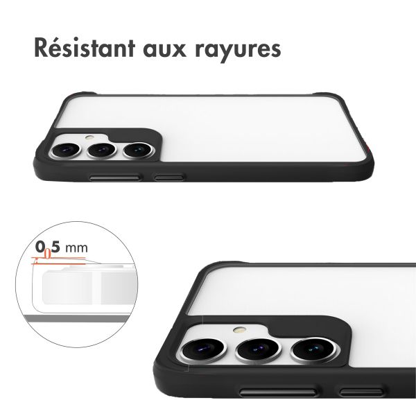 imoshion Rugged Hybrid Carbon Case Samsung Galaxy S25 - Noir