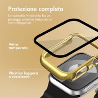 imoshion Coque rigide brillante à couverture complète Apple Watch 7 / 8 / 9 - 45 mm - Doré