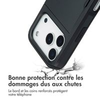 imoshion Coque arrière avec porte-cartes Apple iPhone 17 Pro - Noir