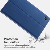 Accezz Coque tablette Classic Samsung Galaxy Tab A11 - Bleu foncé