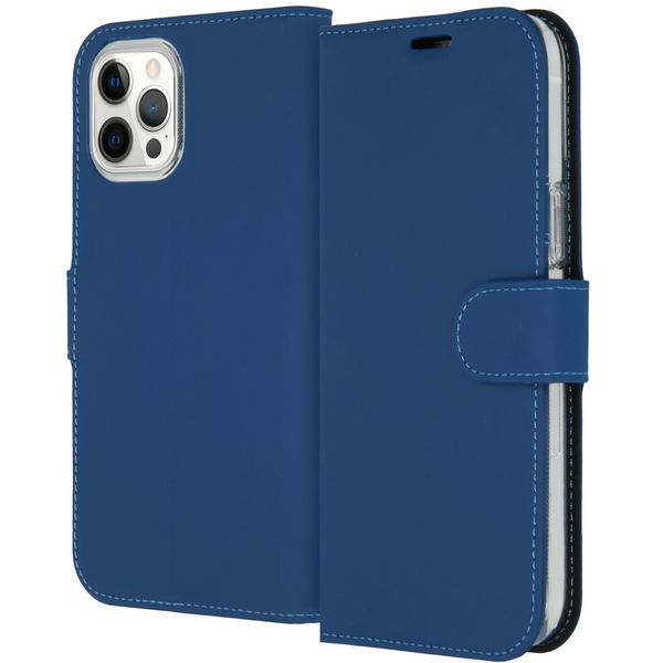 Accezz Étui de téléphone Wallet iPhone 12 Pro Max - Bleu