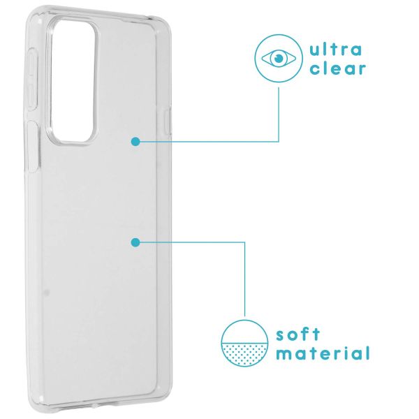 imoshion Coque silicone Motorola Edge 20 - Transparent