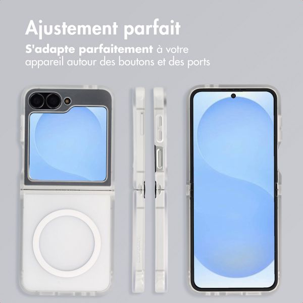 imoshion Coque Color Guard avec MagSafe Samsung Galaxy Z Flip 7 FE - Blanc