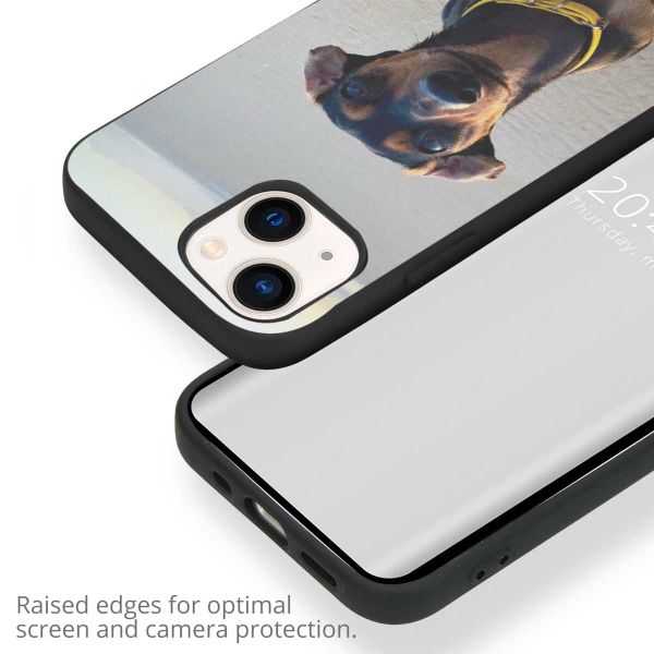 Concevez votre propre coque en gel Apple iPhone 13 Mini - Noir