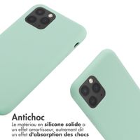 imoshion Coque en silicone avec cordon Apple iPhone 11 Pro - Vert menthe