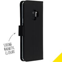 Accezz Étui de télephone Wallet Samsung Galaxy S9 - Noir