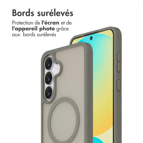 imoshion Coque Color Guard avec MagSafe Samsung Galaxy S25 FE - Gris