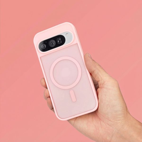 imoshion Coque Color Guard avec MagSafe Google Pixel 9 / 9 Pro / 10 / 10 Pro - Rose clair