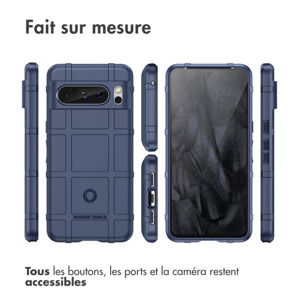 imoshion Coque Rugged Shield Google Pixel 8 Pro - Bleu foncé