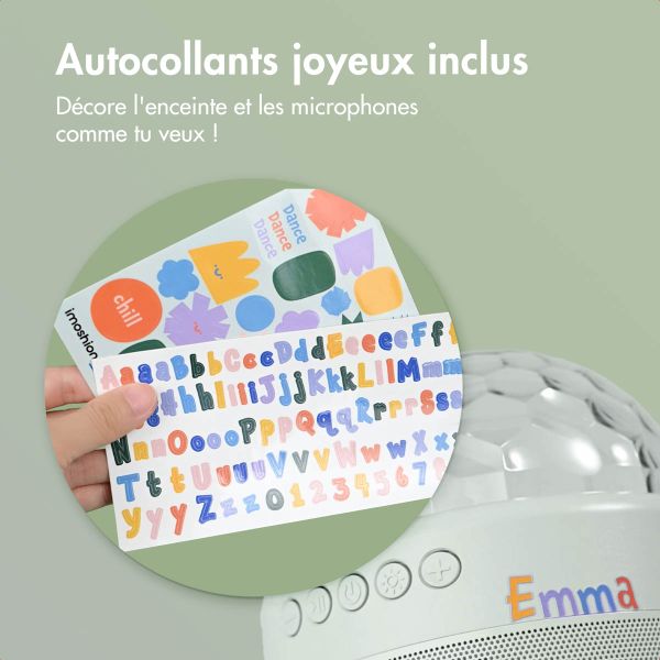 imoshion Sing & Shine Karaoke Set - Enceinte et 2 micros - Mintgreen