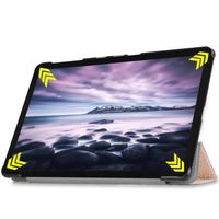 imoshion Coque tablette Trifold Galaxy Tab A 10.5 (2018) - Dorée