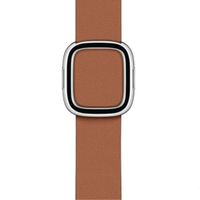 Apple Leather Band Modern Buckle Apple Watch Series 1-9 / SE - 38/40/41 mm / Series 10 - 42 mm - Taille L - Brun