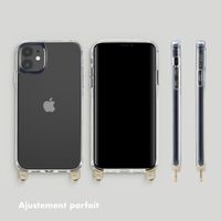 Selencia Coque arrière avec crochets amovibles Apple iPhone 11 - Transparent