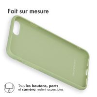 imoshion Coque Couleur Apple iPhone SE (2022 / 2020) / 8 / 7 - Olive Green